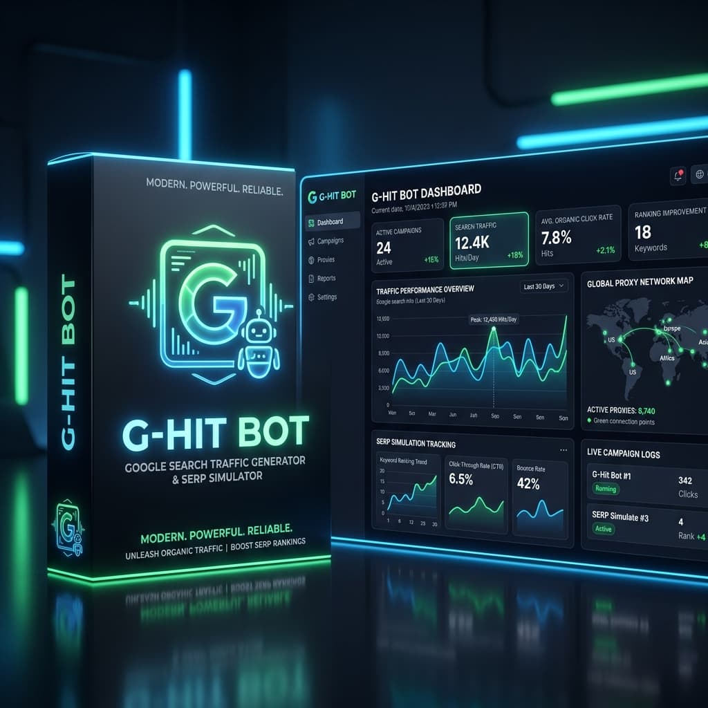 G-Hit Bot - Google Organik Hit & SERP Simülatörü